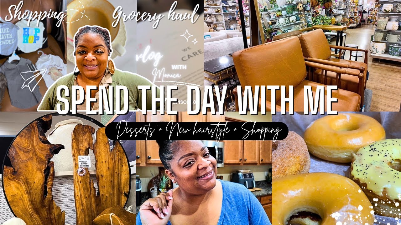 COZY PRODUCTIVE DAY IN MY LIFE ✨| GROCERY HAUL + HOME GOODS SHOPPING TRIP | MY NEW HAIRSTYLE | VLOG