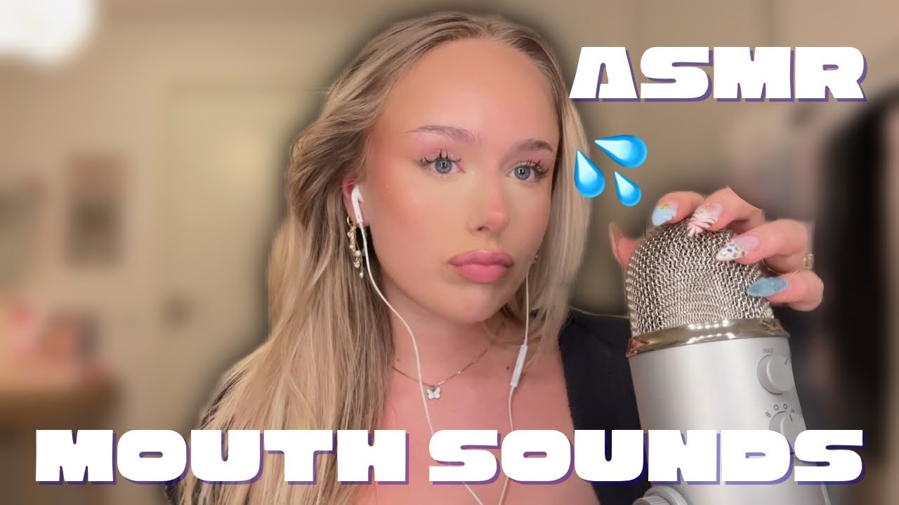 ASMR mouth sounds 💦💦 & rambling