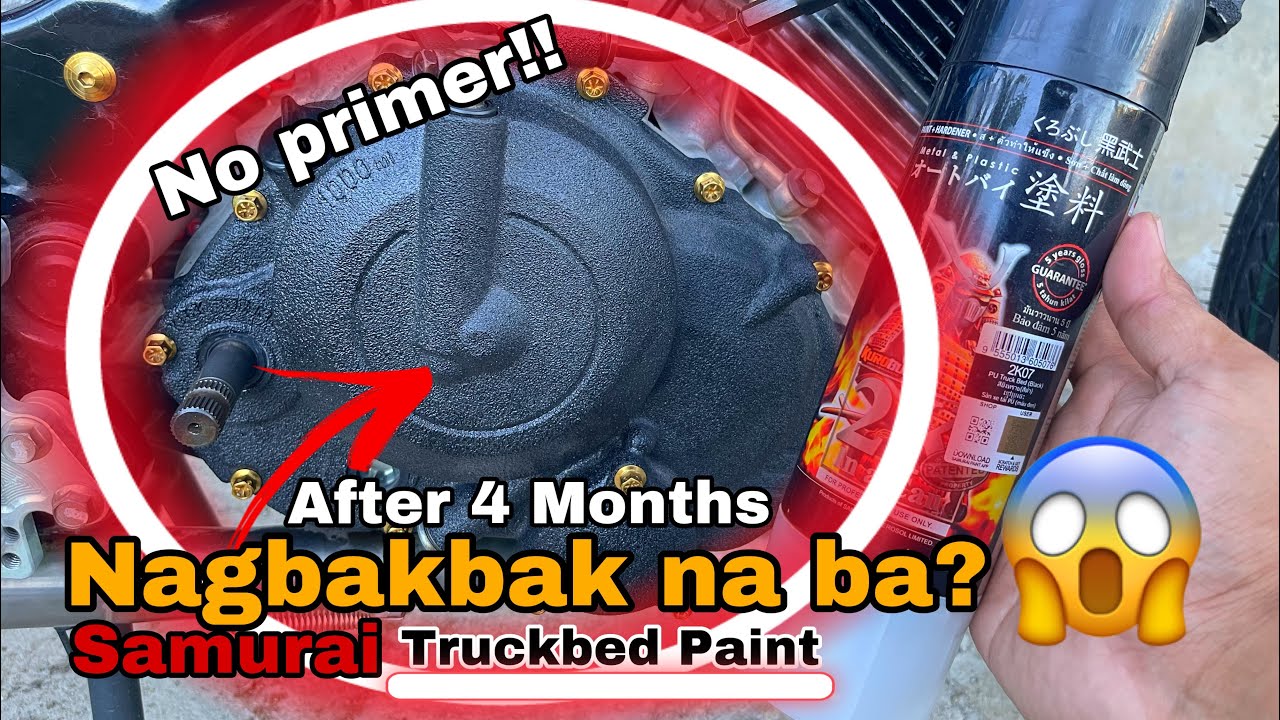 Nagbabakbak na nga ba? Samurai (Truckbed Paint) crankcase ng raider 150