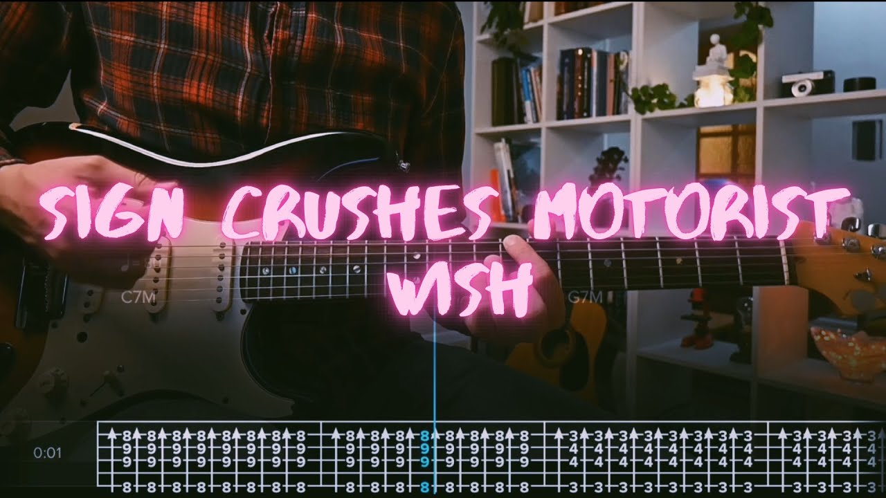 Wish sign crushes motorist Сover by @Egor5287  / Guitar Tab / Lesson / Tutorial