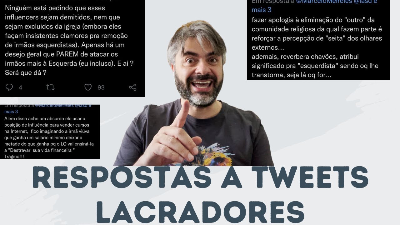 RESPOSTAS A COMENTÁRIOS lacradores contra minha pessoa no twitter - Leandro Quadros - Política