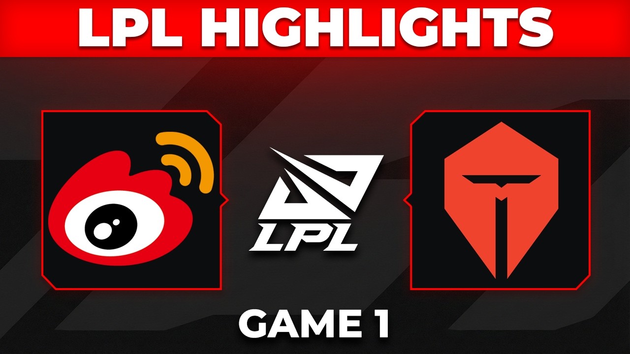 WBG vs TES Highlights Game 1 | LPL 2026 Playoffs | Weibo Gaming vs Top Esports