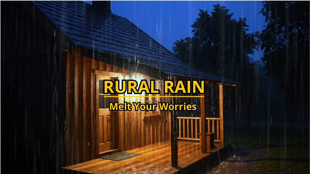 The Secret to Deep Sleep: Rural Rain Ambience to Melt Your Worries Away