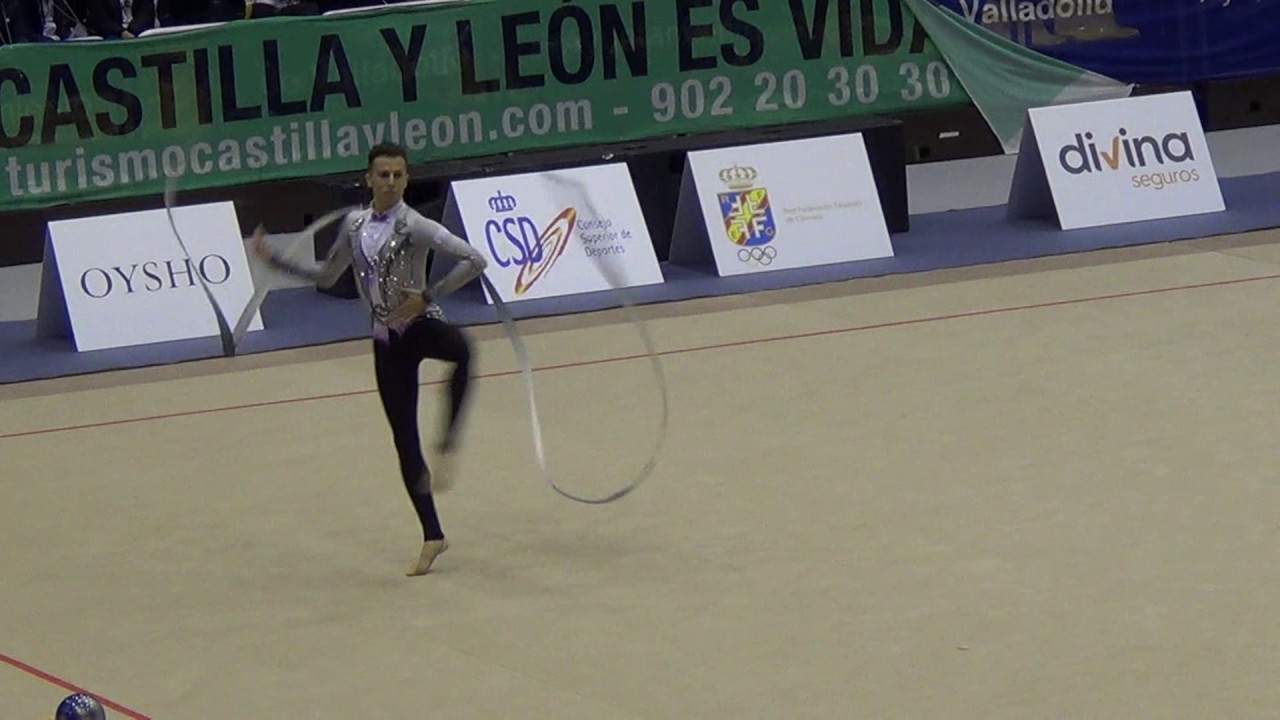 Rubén Orihuela, Cto. de España Rítmica Masculina Valladolid 2016 - Cinta