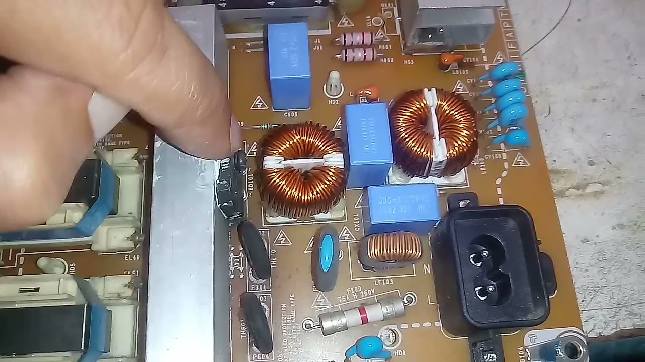 TV Lg 42cs460 não liga led standby apagado!