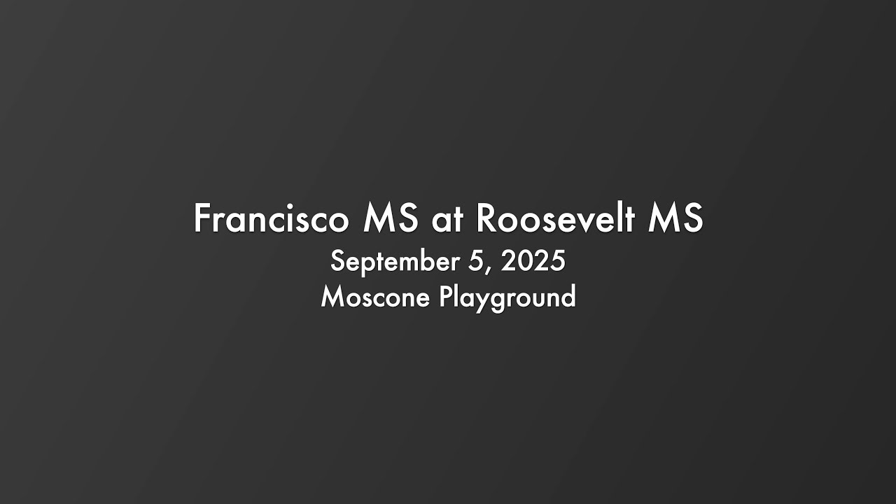 2025.09.05 Francisco MS at Roosevelt MS Girls Softball