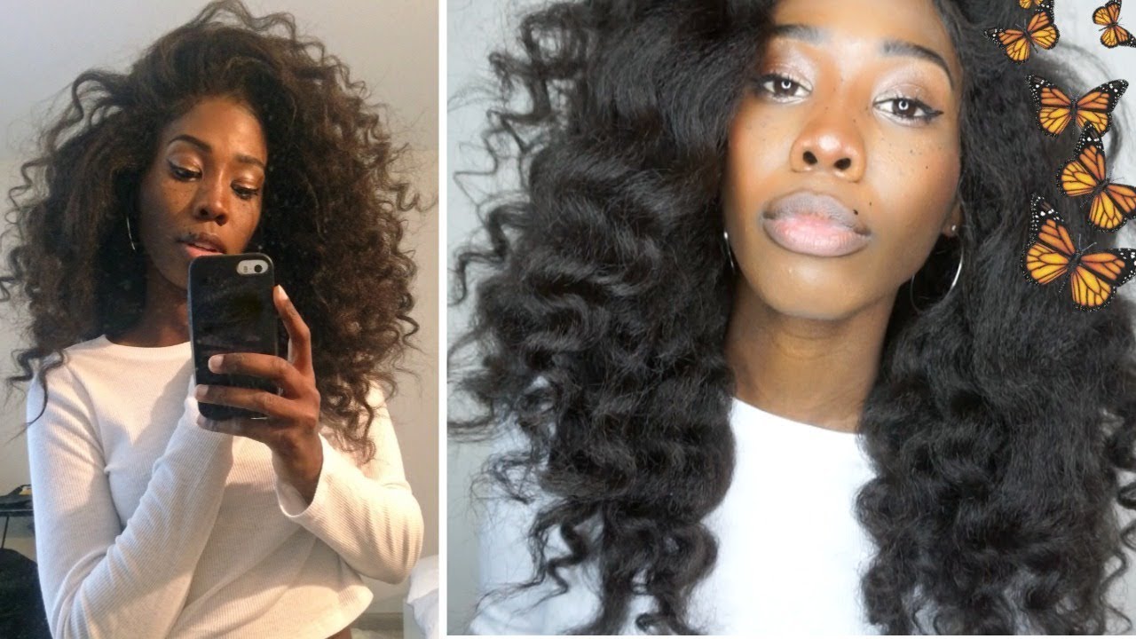 SZA VIBES | Big Natural Curly Hair Tutorial (hergivenhair)