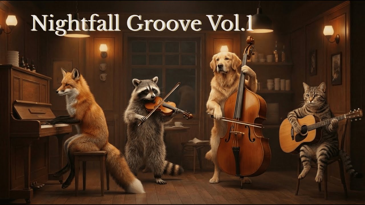 癒し系BGM「Nightfall Groove Vol.1」Chillhop Cafe Music | Relaxing & Focus