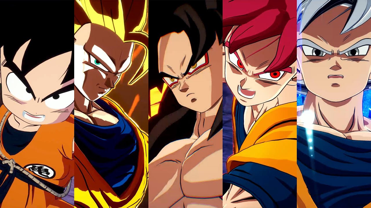 Goku All Forms And Transformations - DRAGON BALL: Sparking! ZERO