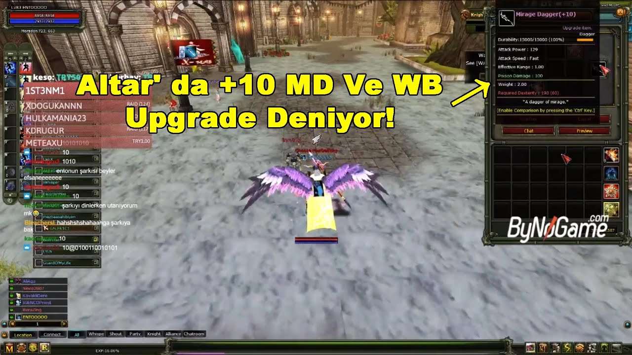 Ento - Altar' da +10 MD Ve WB Upgrade Deniyor! | Knight Online