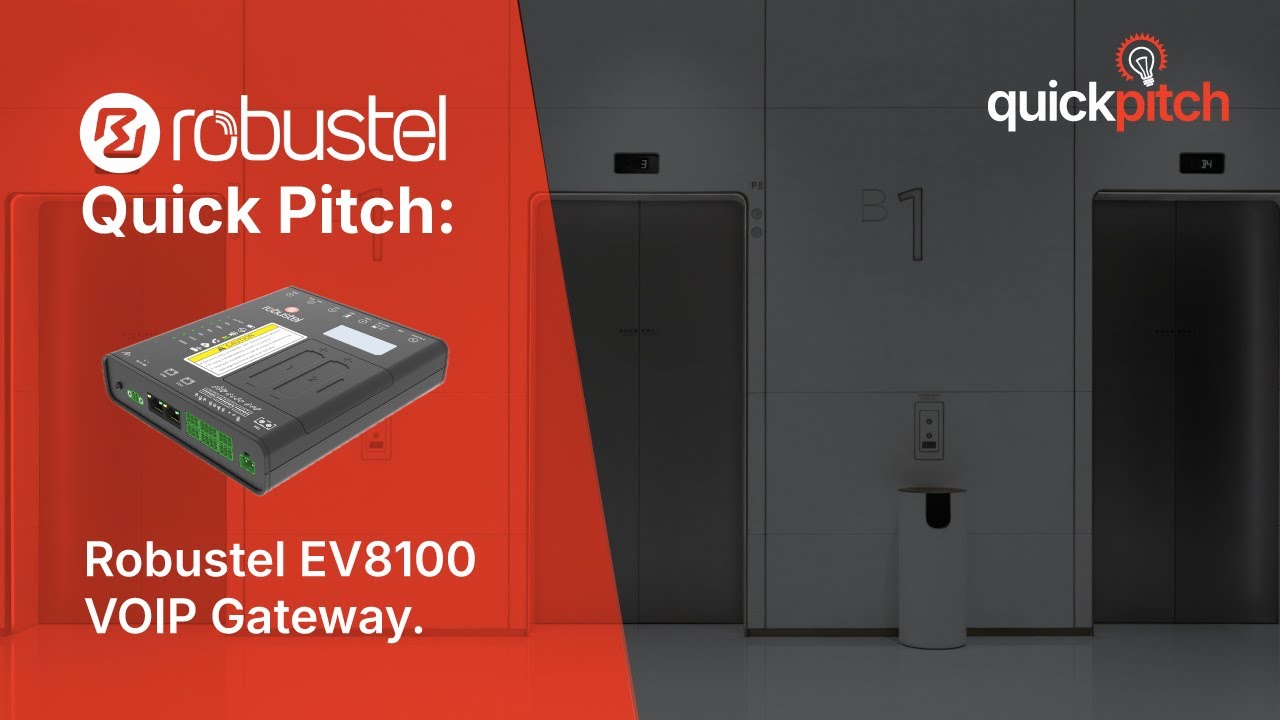 Robustel EV8100 Quick Pitch Video