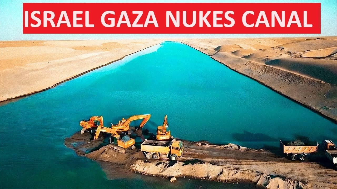 Израиль шокирует Запад, строя канал через Газу — проект канала Бен-Гуриона