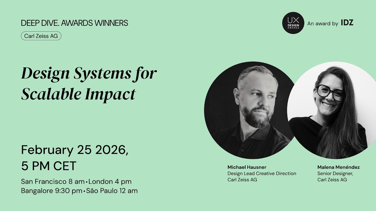 Design Systems for Scalable Impact | Deep Dive: Award Winners | Carl Zeiss AG