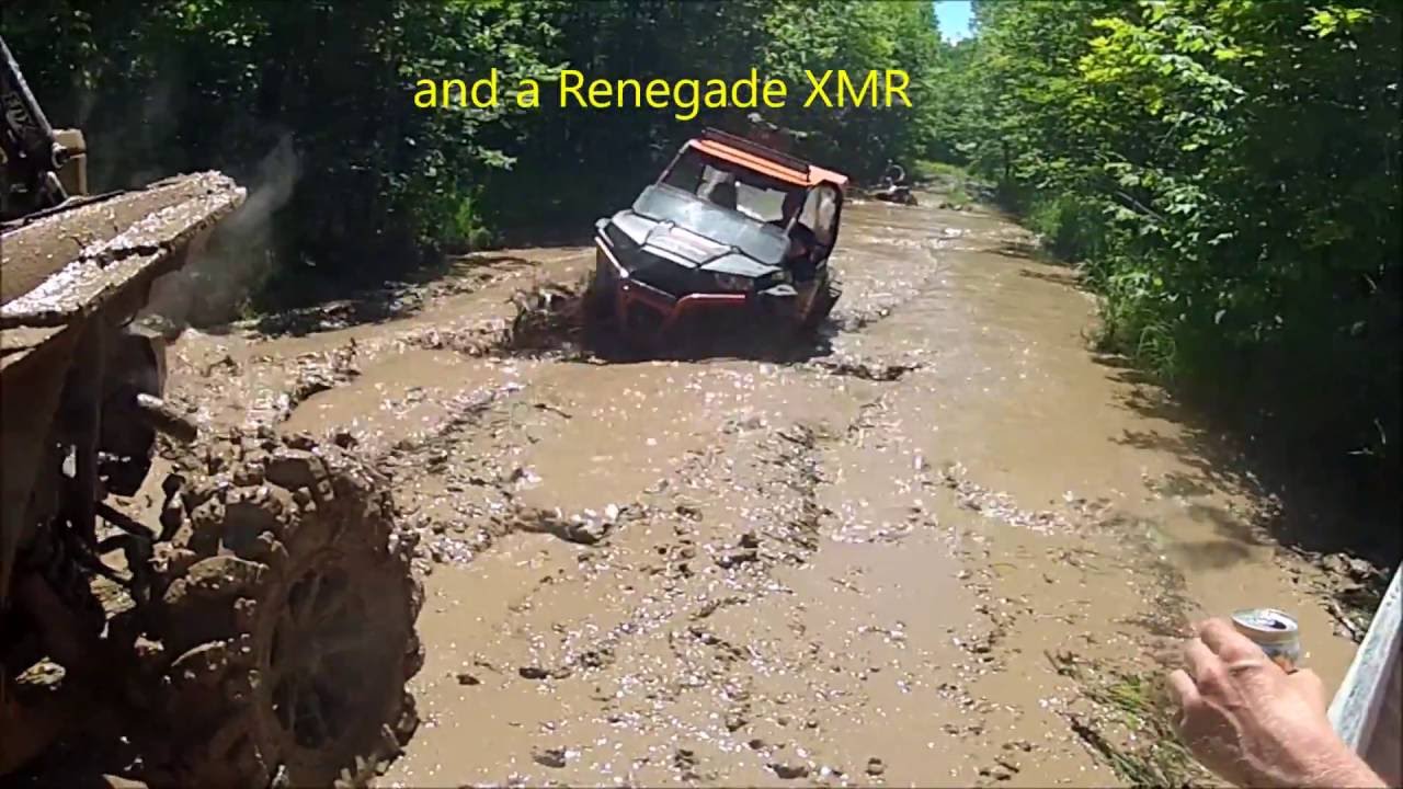 RZR 1000, Turbo XP and 900 XP deep mud showdown