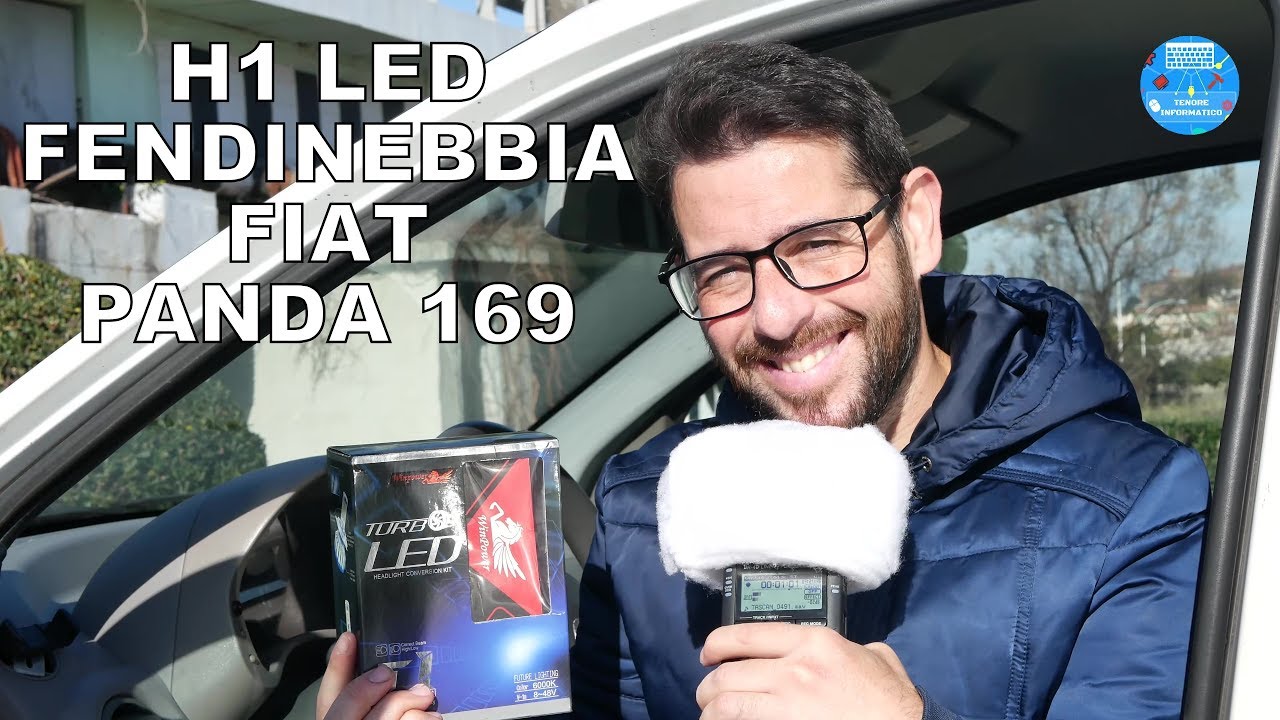 Installazione Lampadine LED Fari Fendinebbia nella mia FIAT Panda 169