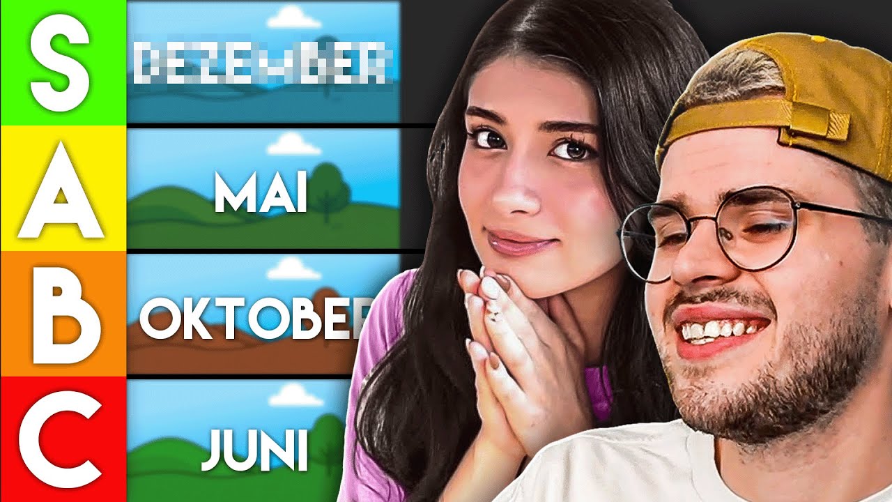 ALLE MONATE RANKEN ABER IN DER EINZIG RICHTIGEN REIHENFOLGE! mit @MahlunaYT