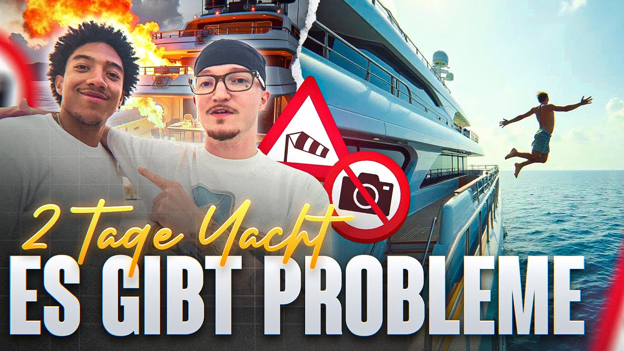 2 Tage auf einer riesigen Luxus-Yacht! 😵 (VLOG)
