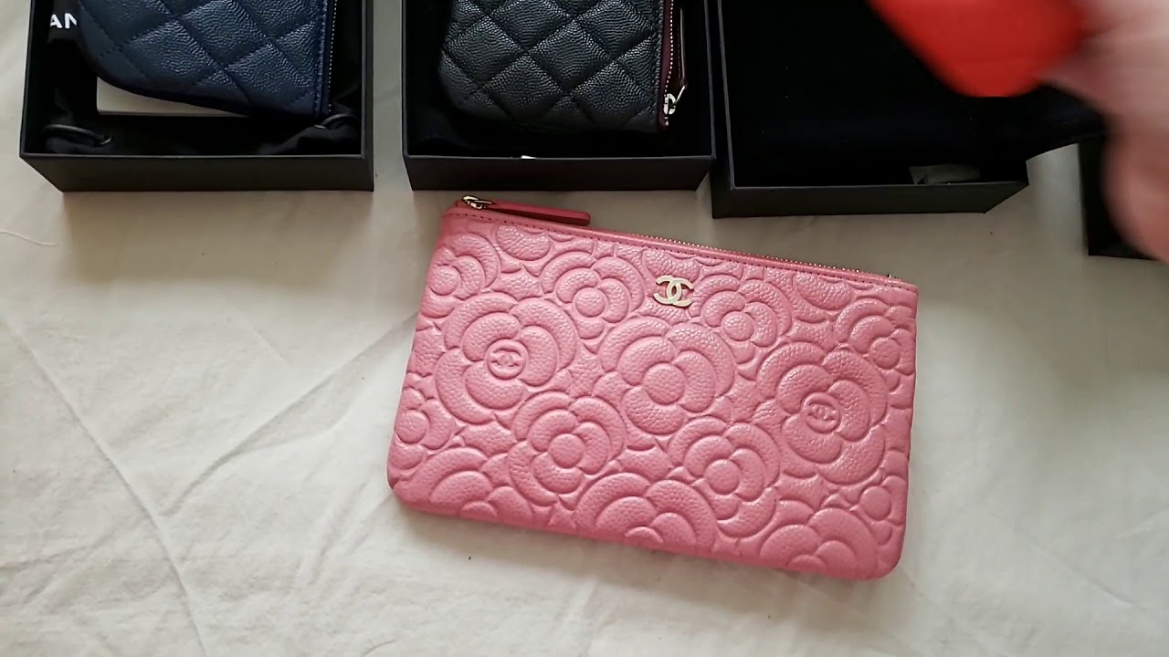 CHANEL slg small leather goods collections mini pouch vs LV mini pochette comparisons #chanelslg