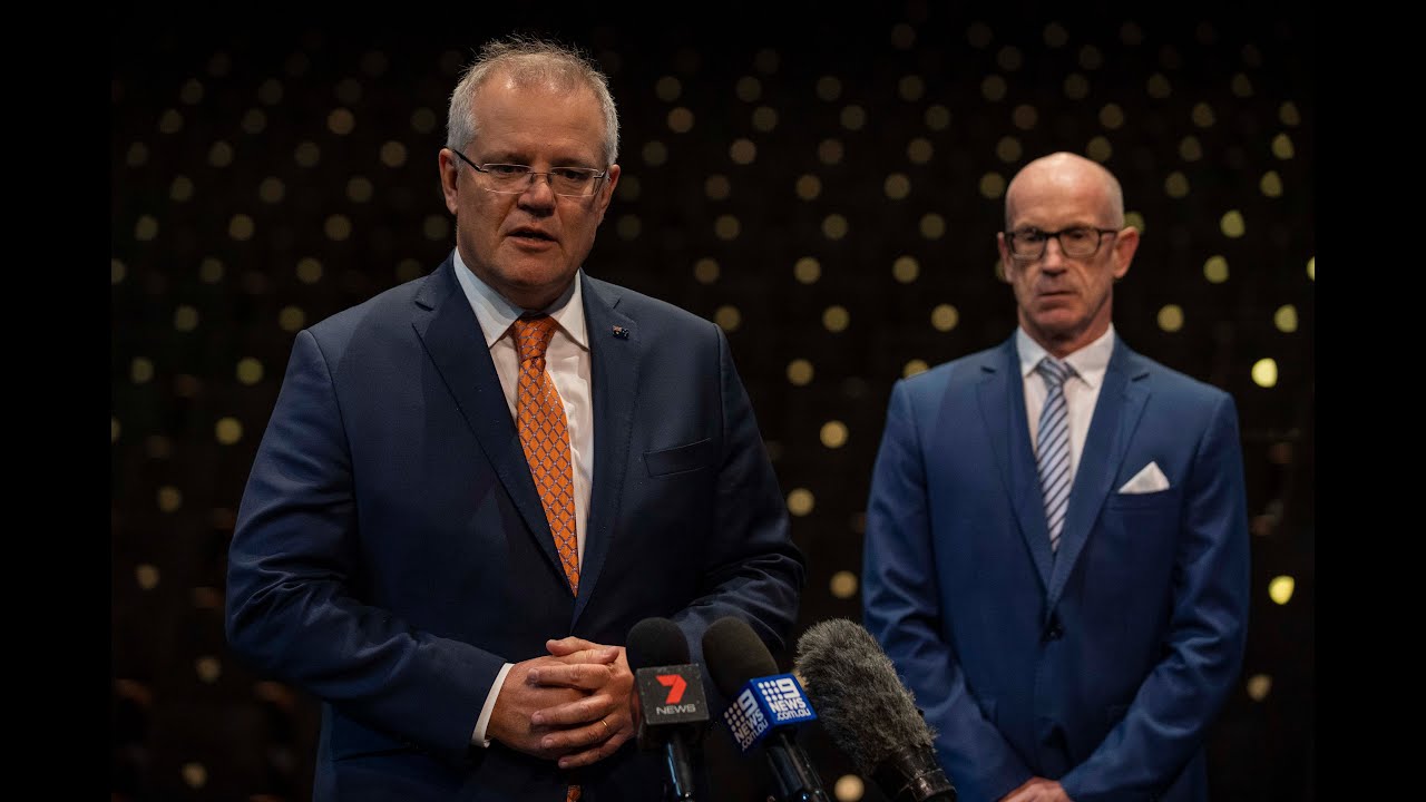 Prime Minister Scott Morrison visits West HQ's Sydney Coliseum Theatre