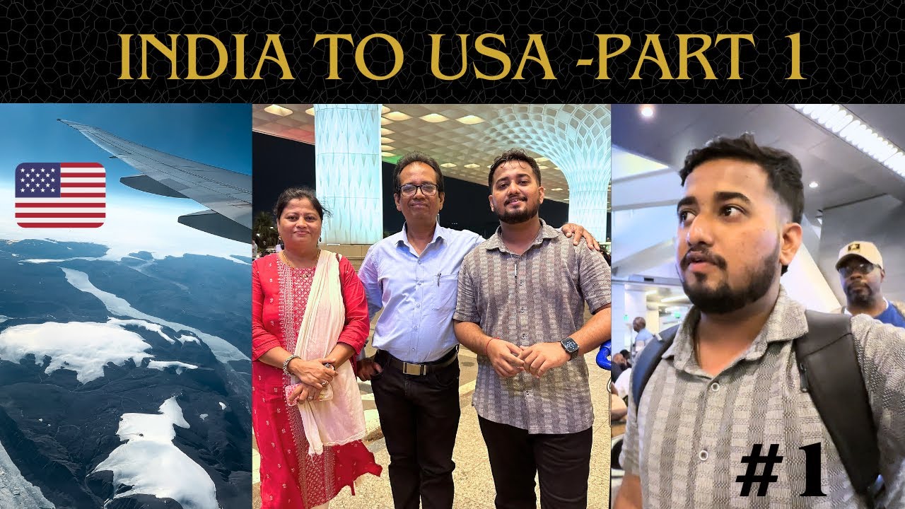 FINALLY LANDED IN USA | INDIA TO USA PART 1 🇺🇸 | SAUMITRA MONDKAR VLOGS