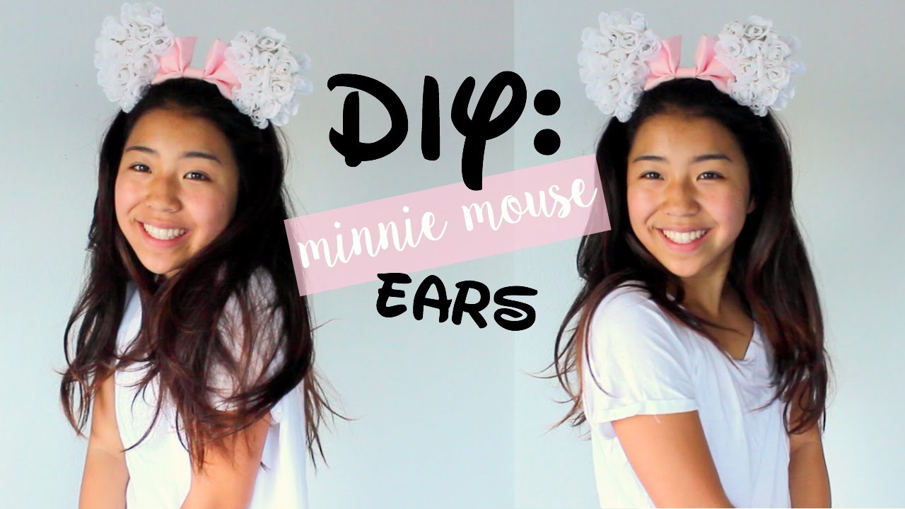 DIY: Minnie mouse ears