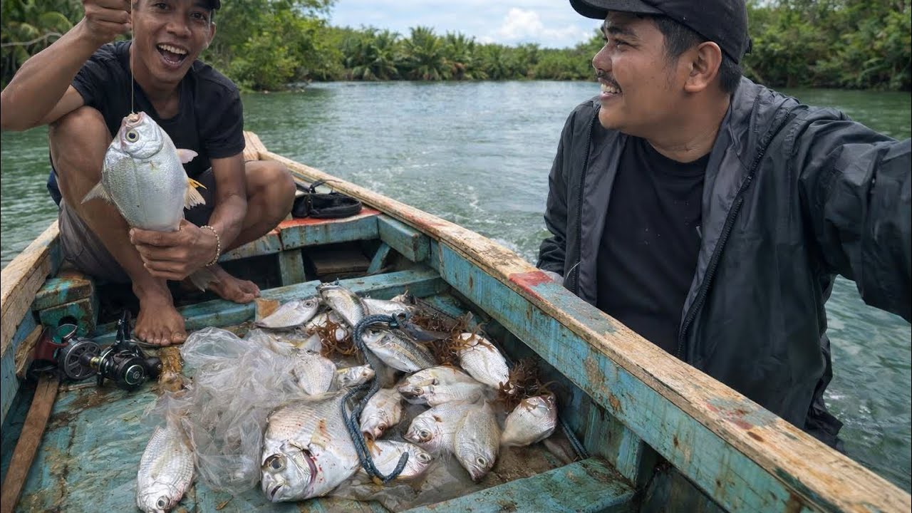 Mancing Santai di Sungai, Tapi Hasilnya Di Luar Dugaan 🔥