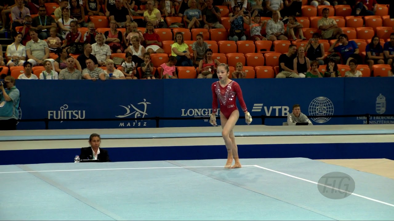 WEI Xiaoyuan (CHN) - 2019 Artistic Junior Worlds, Gyor (HUN) - Qualifications Floor Exercise