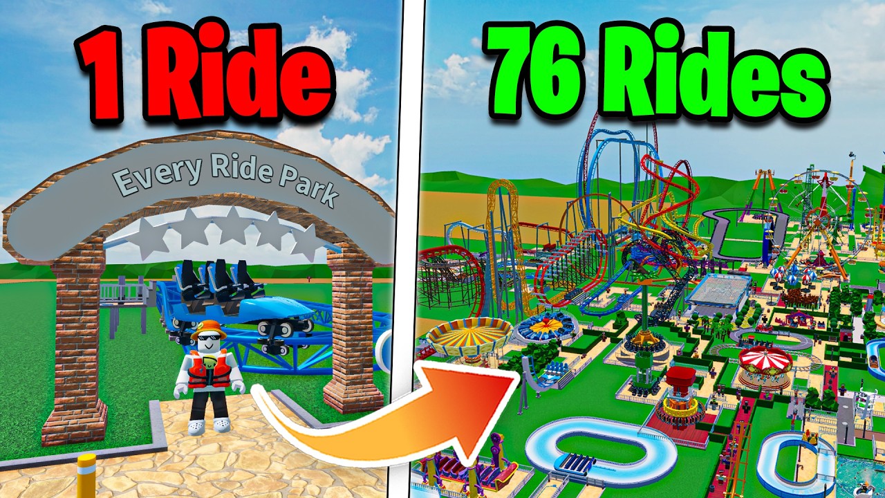 Как быстро вы сможете получить все аттракционы в Theme Park Tycoon 2?