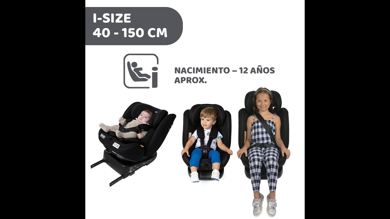 Silla de coche Chicco Unico Evo i-Size (40-150 cm) en babyhappy.es Torrevieja