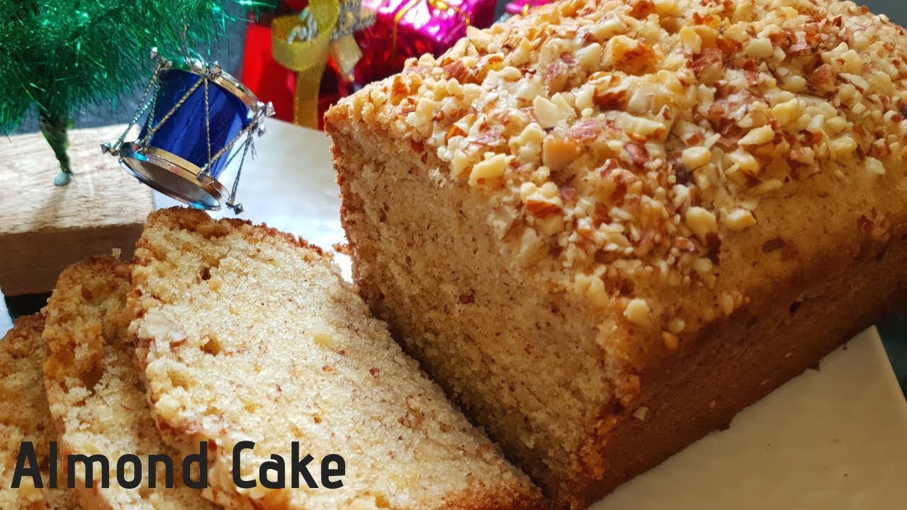 Easy Almond Cake Recipe Without Oven in Hindi | बिना ओवन के घर पे बनाए  बादाम का केक
