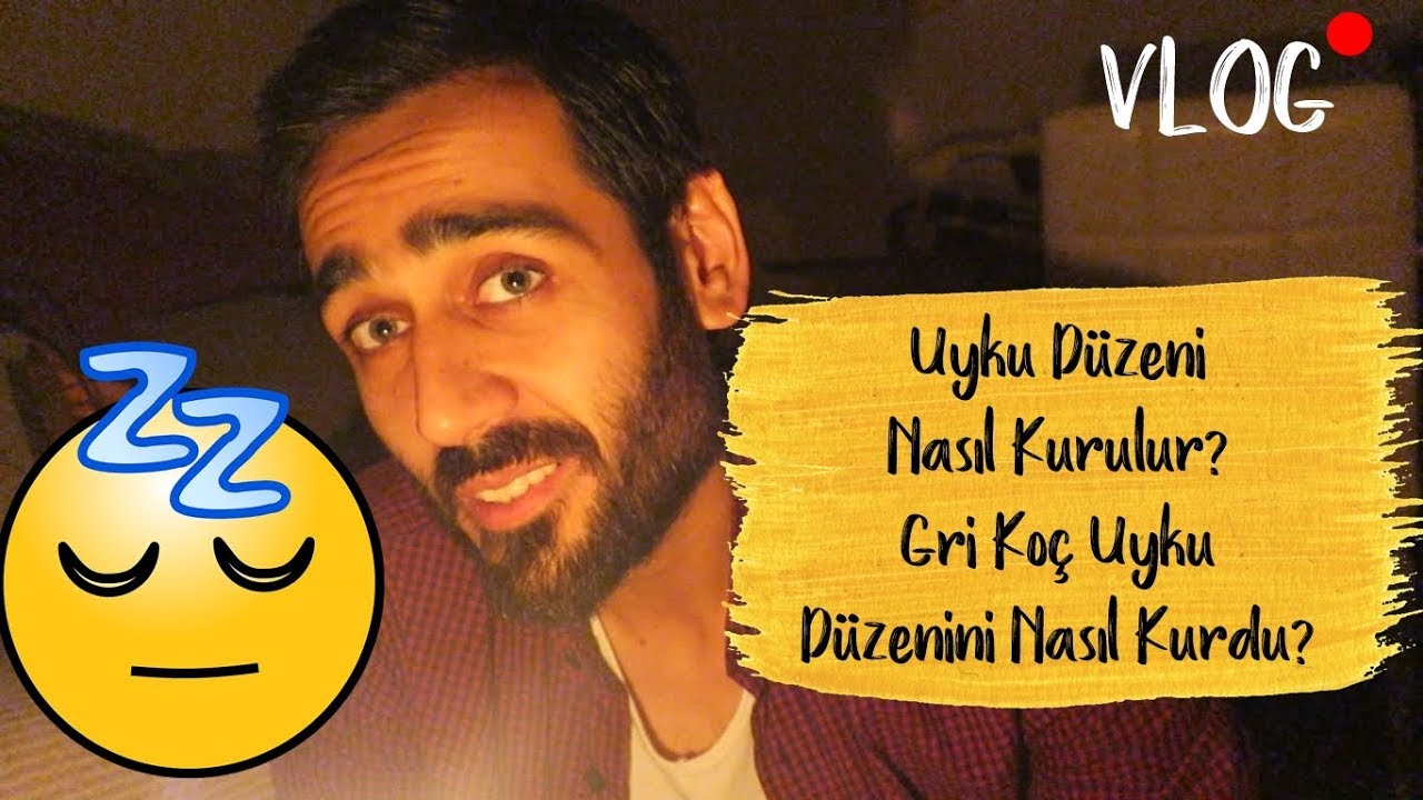 Uyku Düzeni Nasıl Kurulur? Gri Koç Uyku Düzenini Nasıl Kurdu? VLOG | YKS