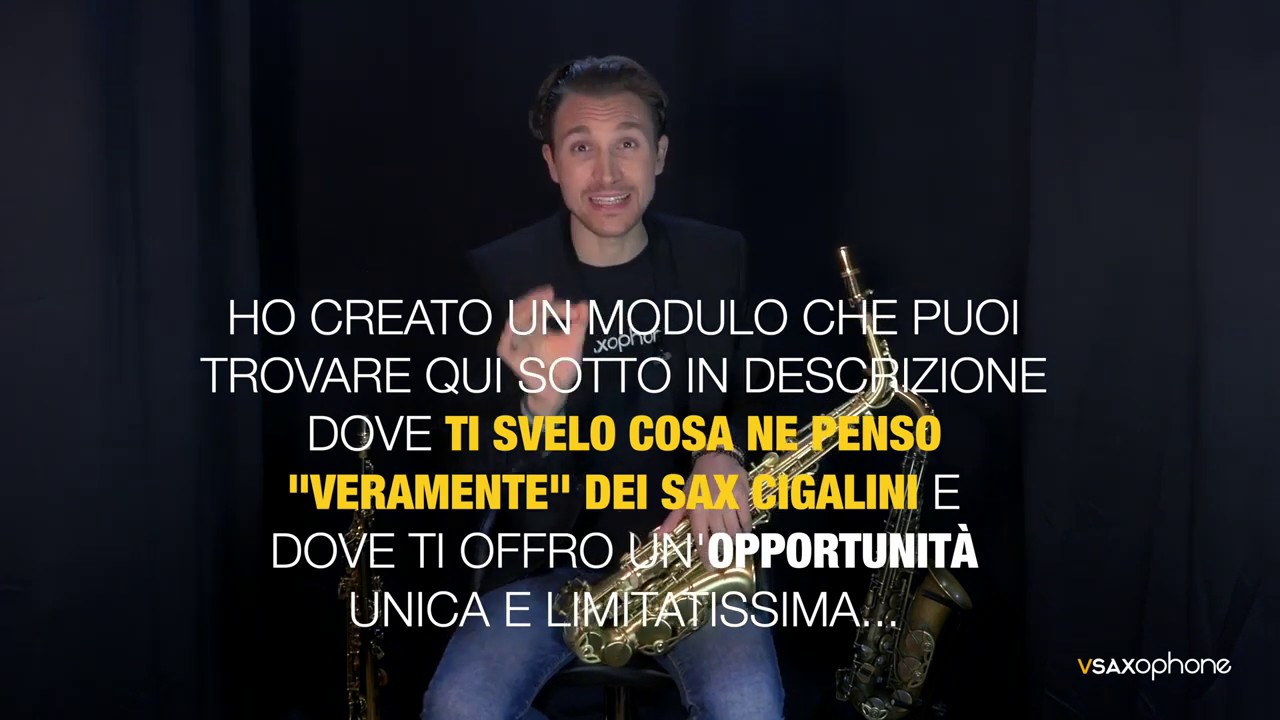 Tutta la verità sui 🎷Sassofoni Cigalini Music🤔 | Vsaxophone com