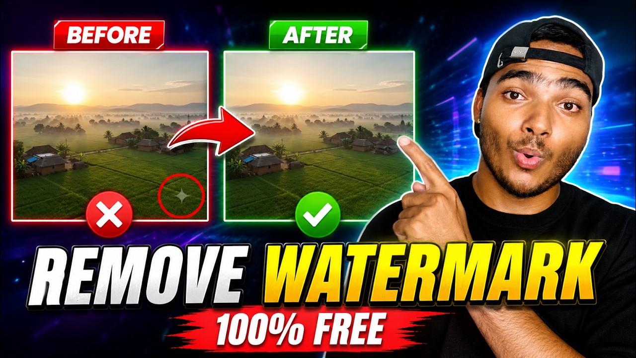 Remove Gemini Video Watermark for FREE (Best Method) || How to Remove Gemini AI Watermark for FREE