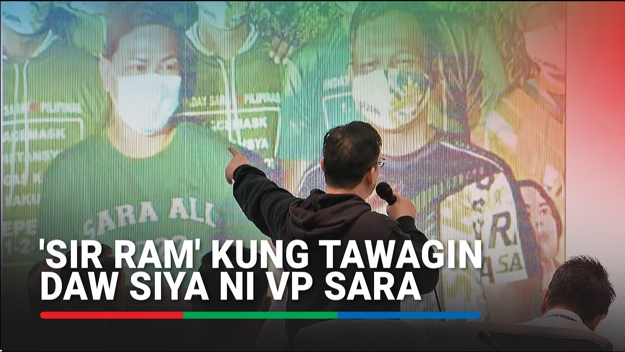 'Sir Ram': Madriaga nakatayong nag-present ng patunay na close daw sila ni VP Sara | ABS-CBN News