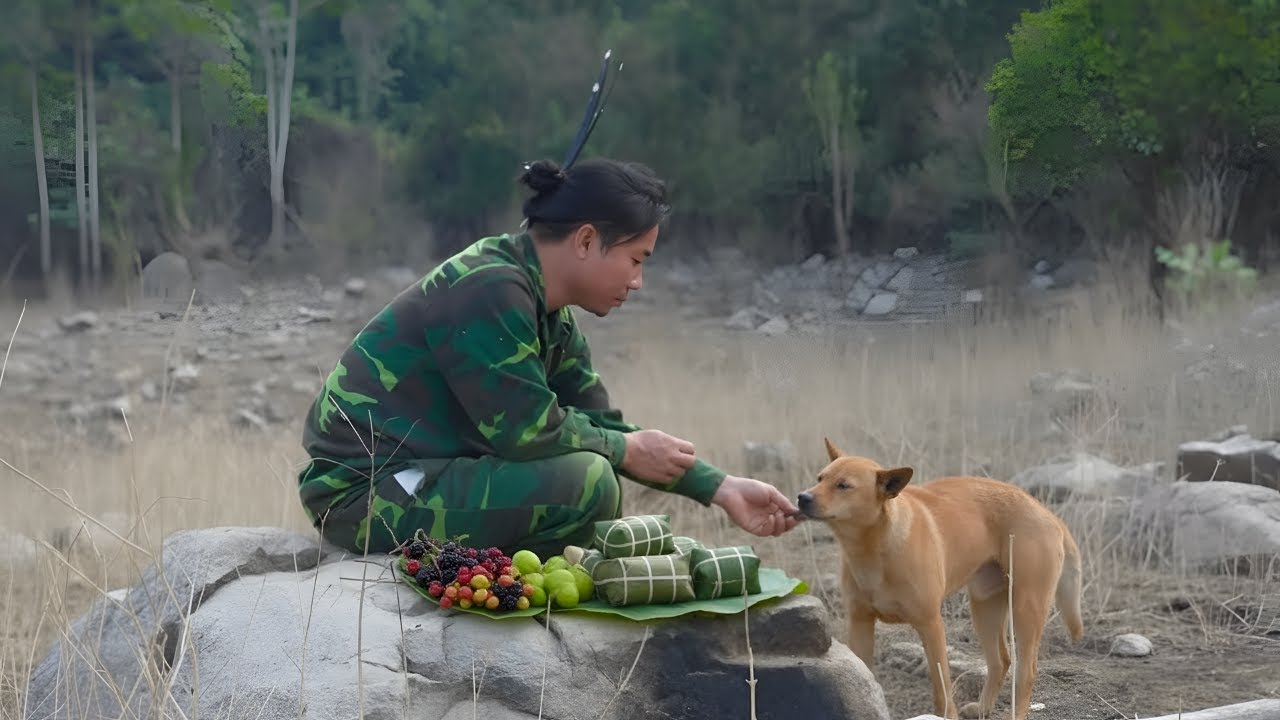 Fishing and foraging for wild food in the forest - Making traditional Banh Chung for Tet