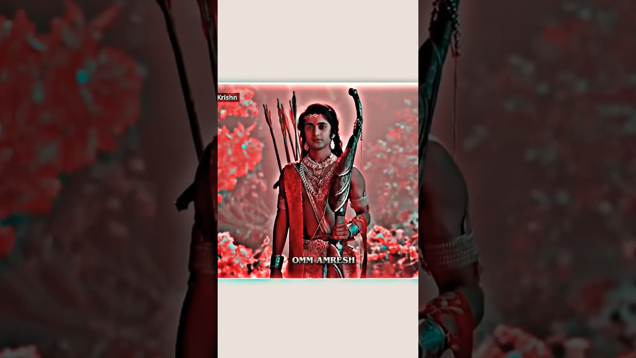 Krishna ka Ram Avatar 🙏🏻🥺🦚💕 #ram #shorts #radhakrishna