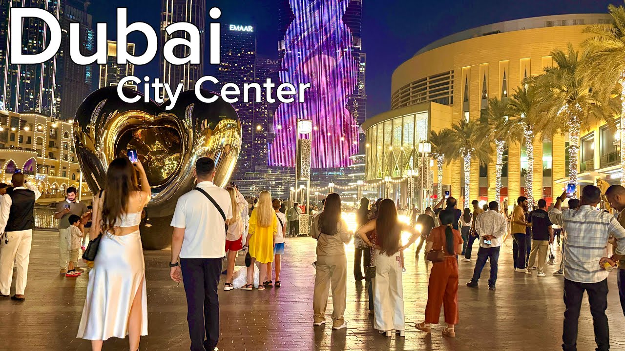 Dubai 4K🇦🇪Amazing City Centre, Downtown Dubai Walking Tour 