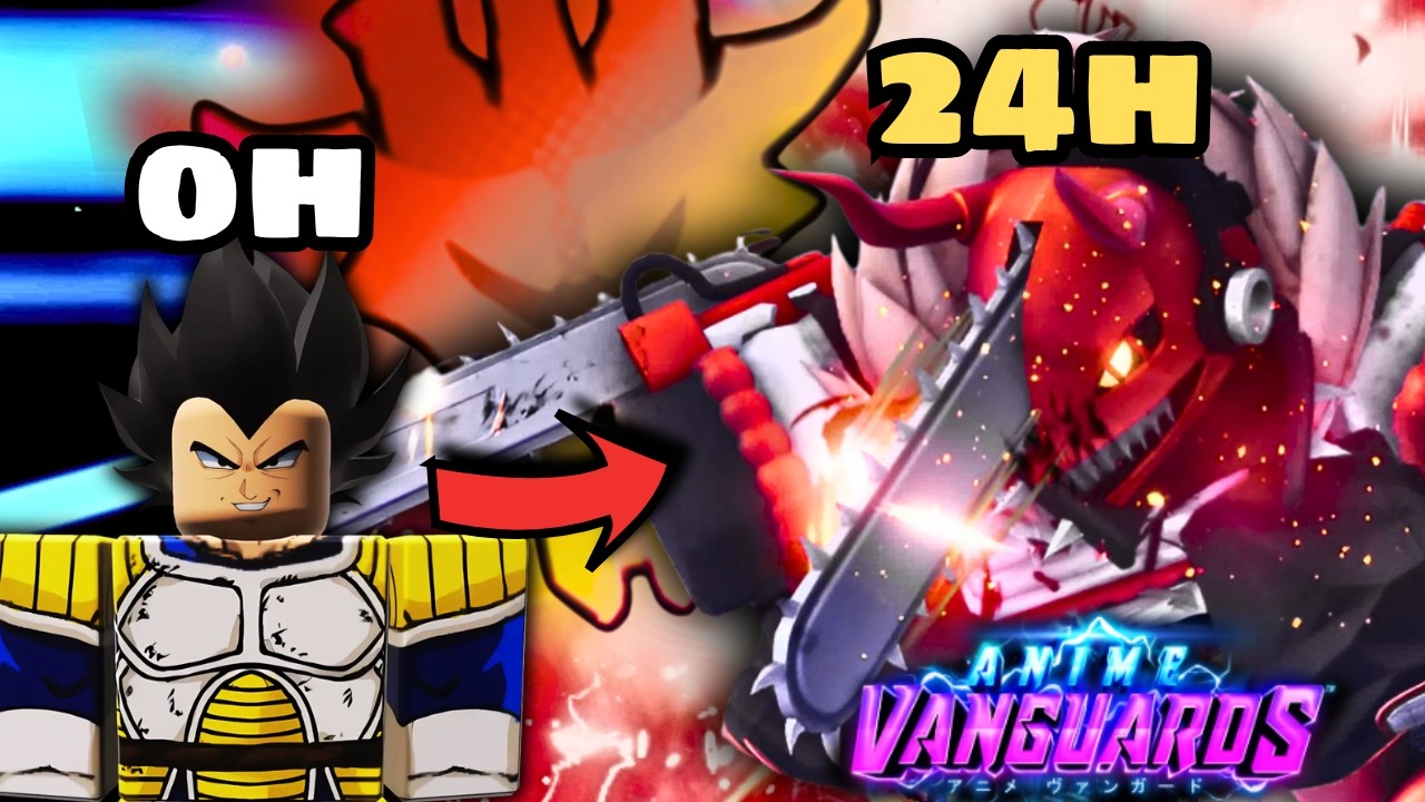 Mình Dành 24H PHÁ ĐẢO Update ChainSaw Man Trong Anime Vanguards!!!!