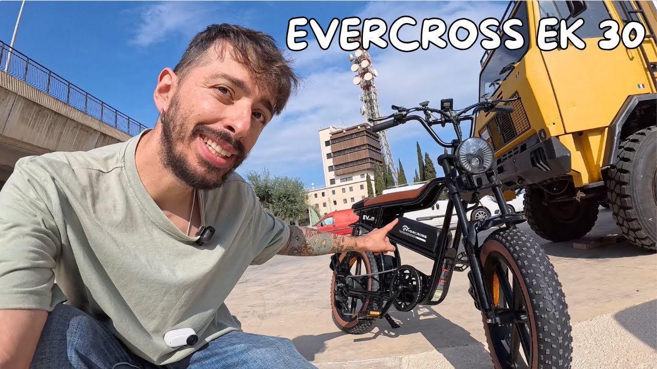 Bicicletta elettrica stile moto legale | EVERCROSS EK30