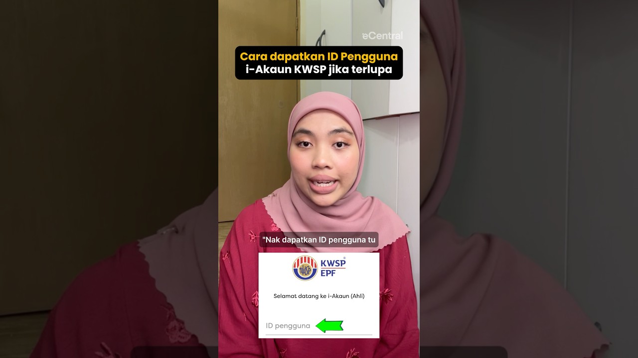 Cara Dapatkan ID Pengguna i-Akaun KWSP Jika Terlupa #kwsp