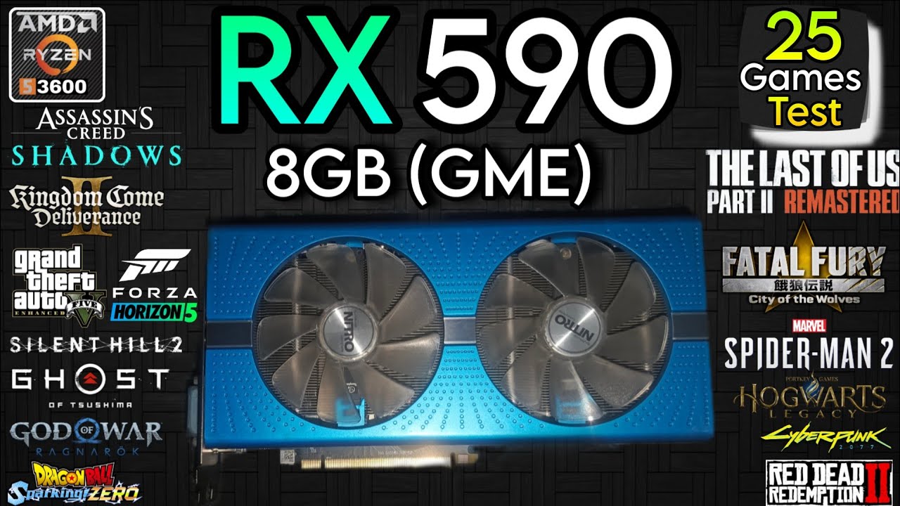RX 590 In Mid 2025 - Test In 25 Games - Still Good In Performance - 1080p