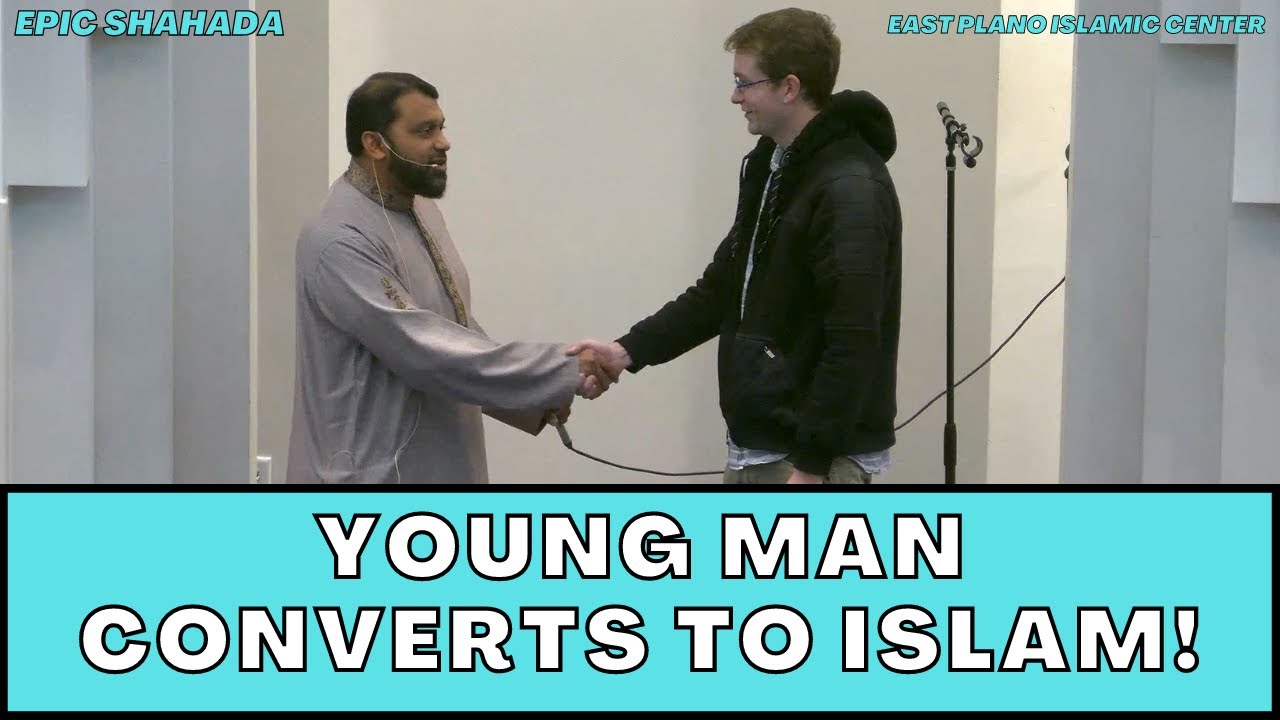 Young Man Converts To Islam! | EPIC Shahada | Shaykh Dr Yasir Qadhi