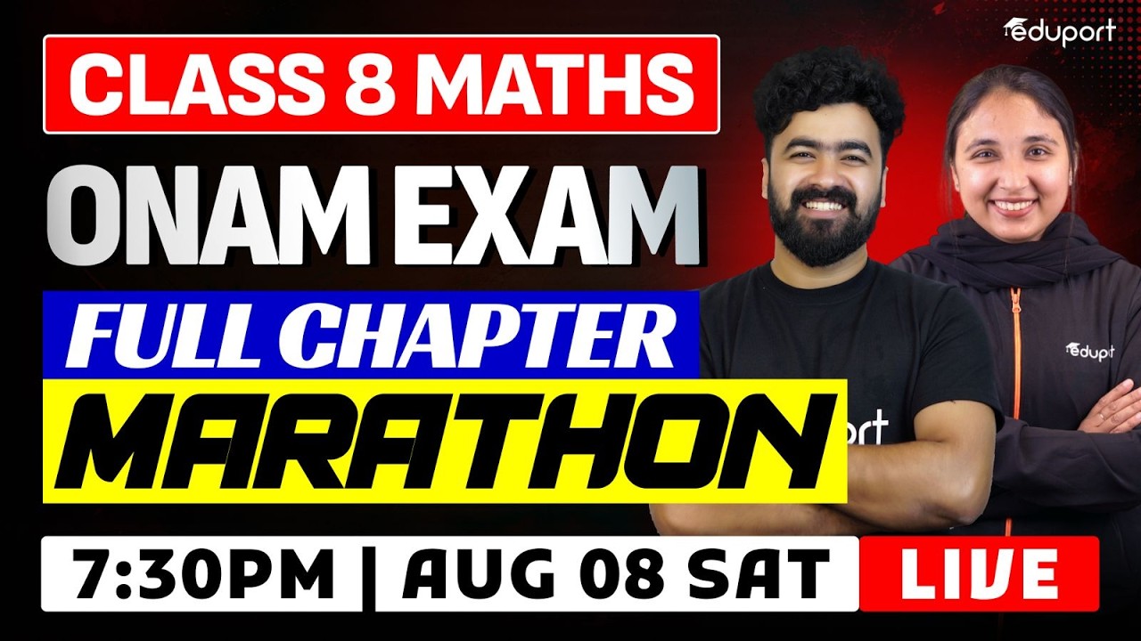 Class 8 | Maths| Mega Marathon | Eduport Class 8