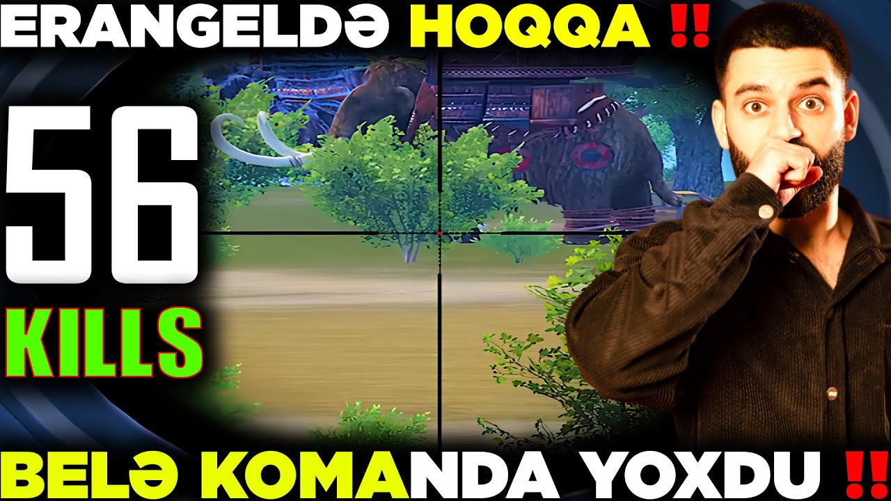 BELƏ KOMANDA YOXDUR!!! 😎 ERANGELDƏ 56 KILLS!!! 😱 | PUBG MOBILE ...