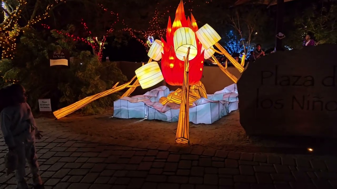 Phoenix Zoo Zoo lights 2024