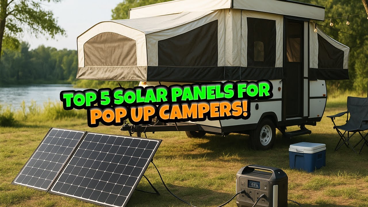 Top 5 Solar Panel For Pop-Up Camper!🔥🔥