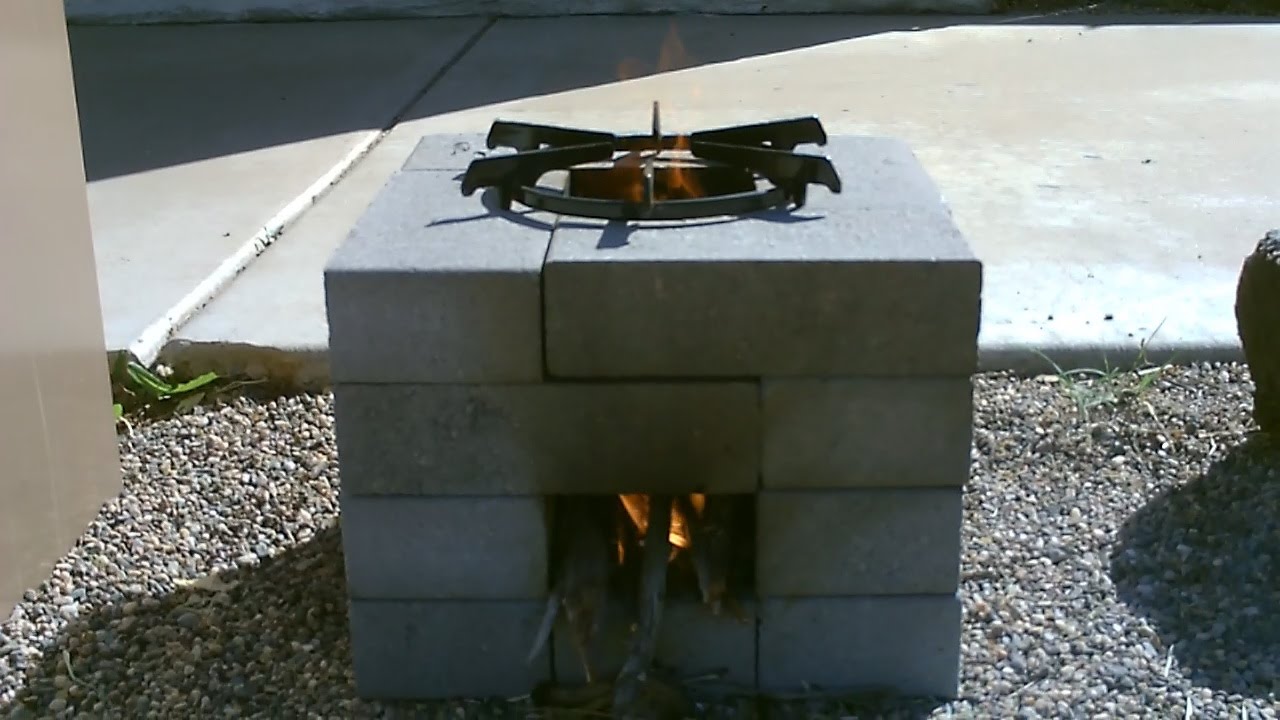 The 16 Brick Rocket Stove - Quick 