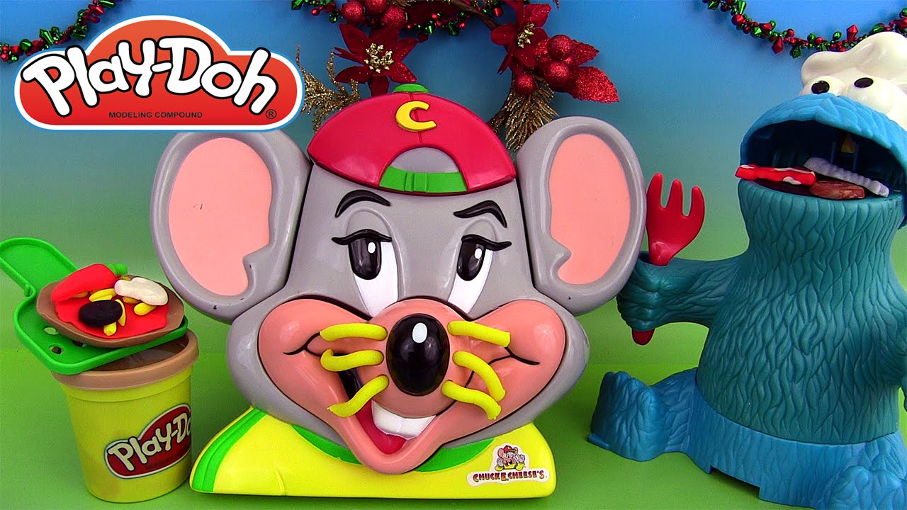 Pâte à modeler Play Doh Vintage Chuck E.Cheese Pizza Playset Ancien Kit