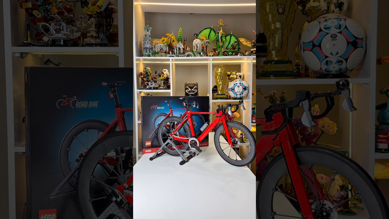 LEGO Icons Road Bike is an actual working bike! #rlfm #11380 #lego