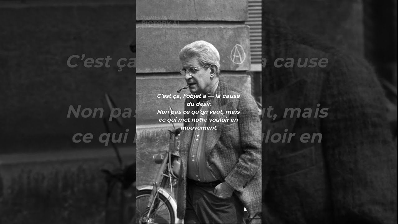 L&rsquo;objet a &mdash; la cause du d&eacute;sir